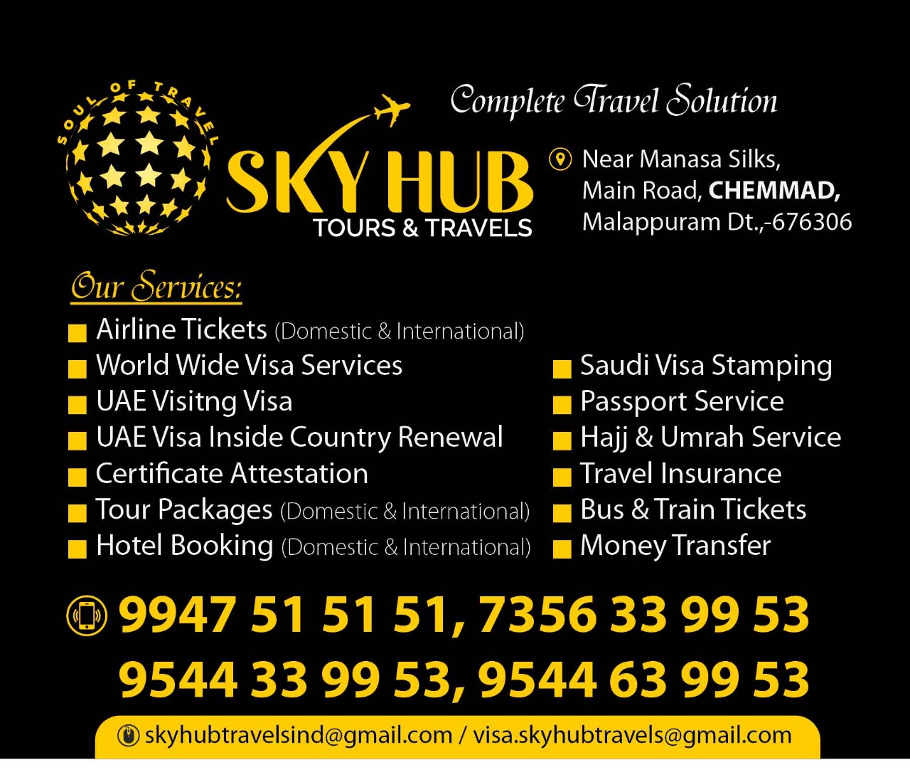 Sky Hub Tours & Travels